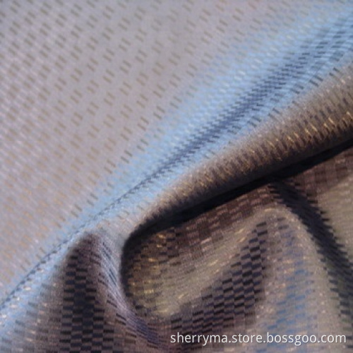 Kain taffeta jacquard lapisan poliester modis baru